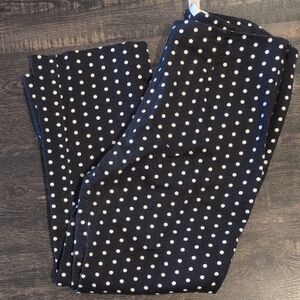 Chico's Black and White Polka Dot Trousers
